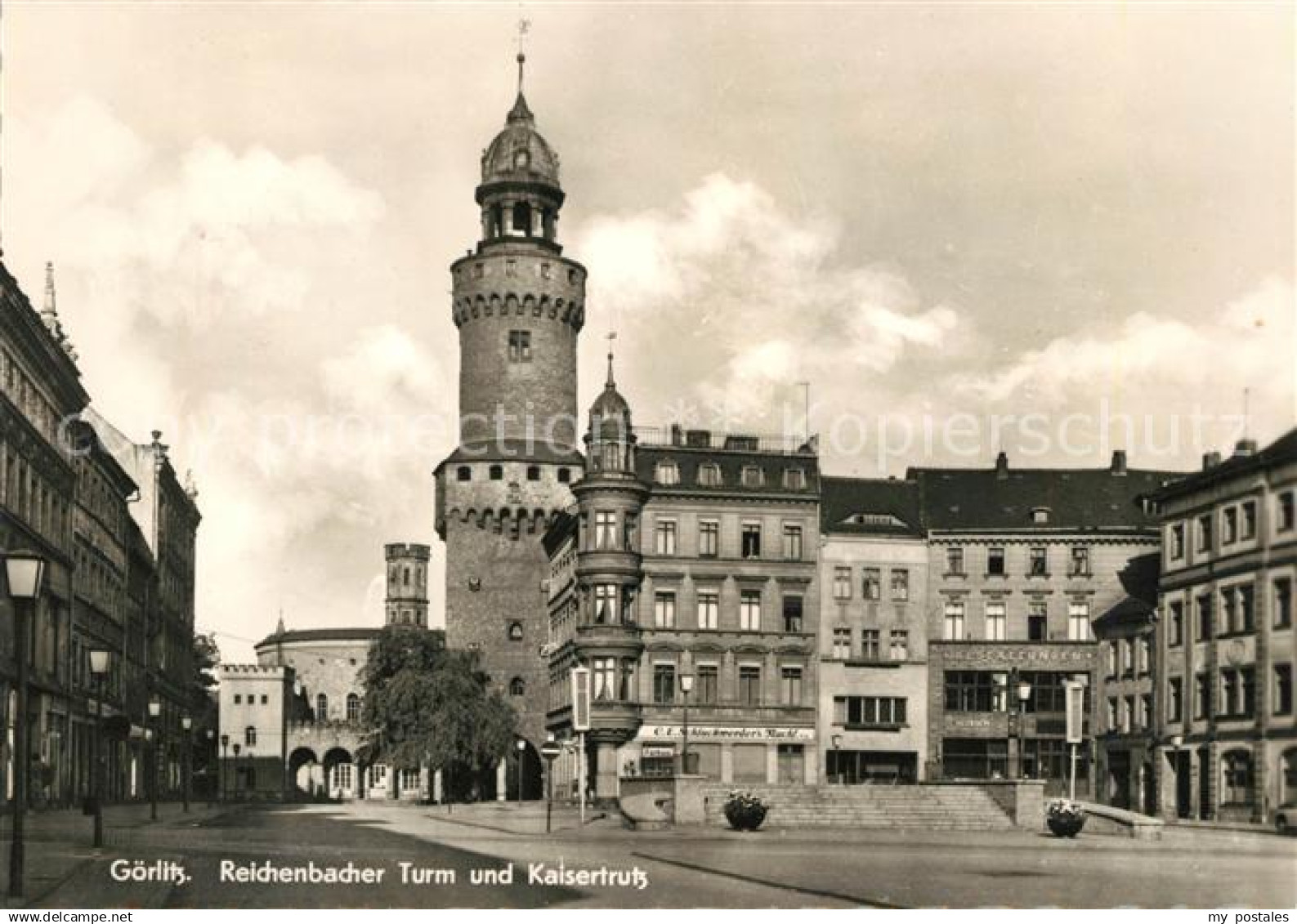 73034438 Goerlitz Sachsen Reichenbacher Turm und Kaisertrutz Goerlitz Sachsen