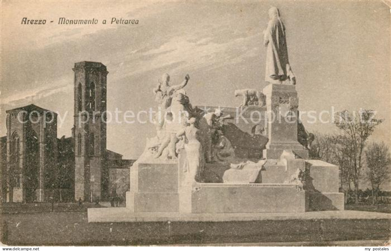 73035526 Arezzo Monumento Petrarea Arezzo