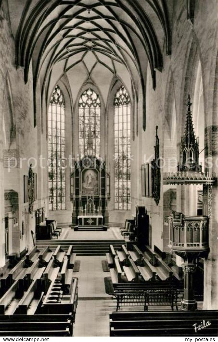 73043234 Ansbach Mittelfranken St Johanniskirche Inneres Ansbach Mittelfranken