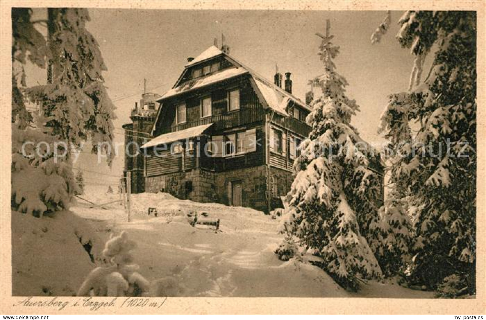 73043594 Auersberg Wildenthal Unterkunftshaus Auersberg