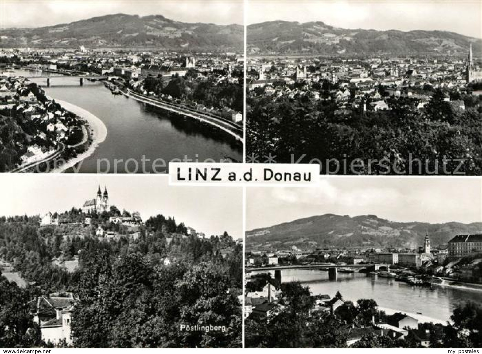 73044335 Linz Donau Panorama Poestlingberg Linz Donau