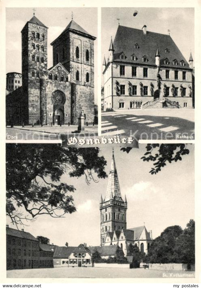 73044386 Osnabrueck Rathaus Dom Osnabrueck