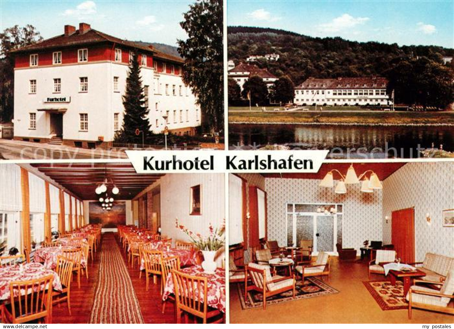 73045883 Bad Karlshafen Kurhotel Speisesaal Aufenthaltsraum Bad Karlshafen