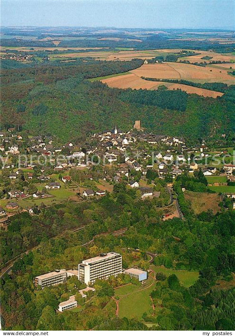 73045981 Manderscheid Eifel Fliegeraufnahme mit Eifelsanatorium Manderscheid