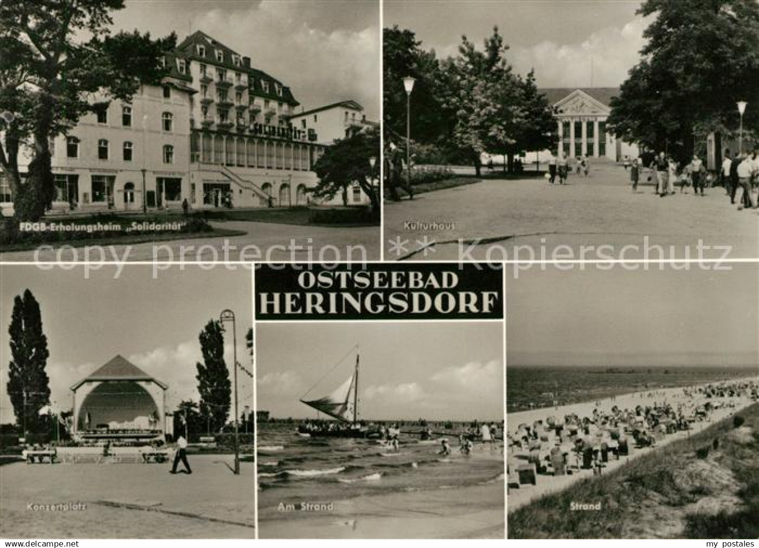 73049672 Heringsdorf Ostseebad Usedom Erholungsheim Solidaritaet Kulturhaus Konz