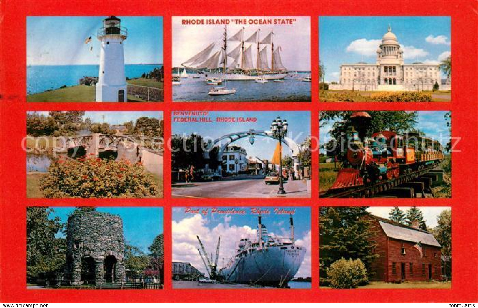 73061439 Rhode_Island_US-State Lighthouse Warwick Tall Ships Newport State House