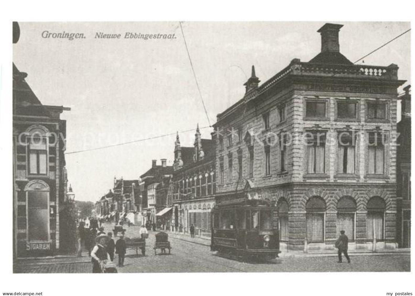 73063124 Groningen Nieuwe Ebbingestraat Strassenbahn Repro Groningen