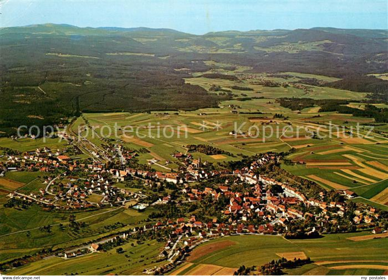 73066416 Bonndorf Schwarzwald Luftkurort Fliegeraufnahme Bonndorf