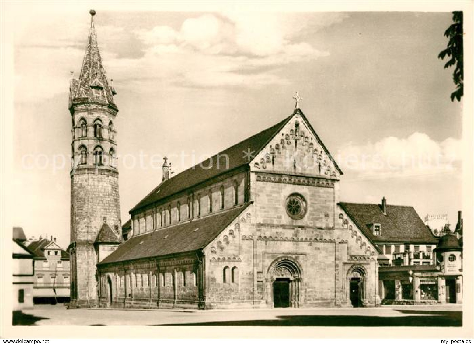 73070048 Schwaebisch Gmuend Johanneskirche von Westen Schwaebisch Gmuend