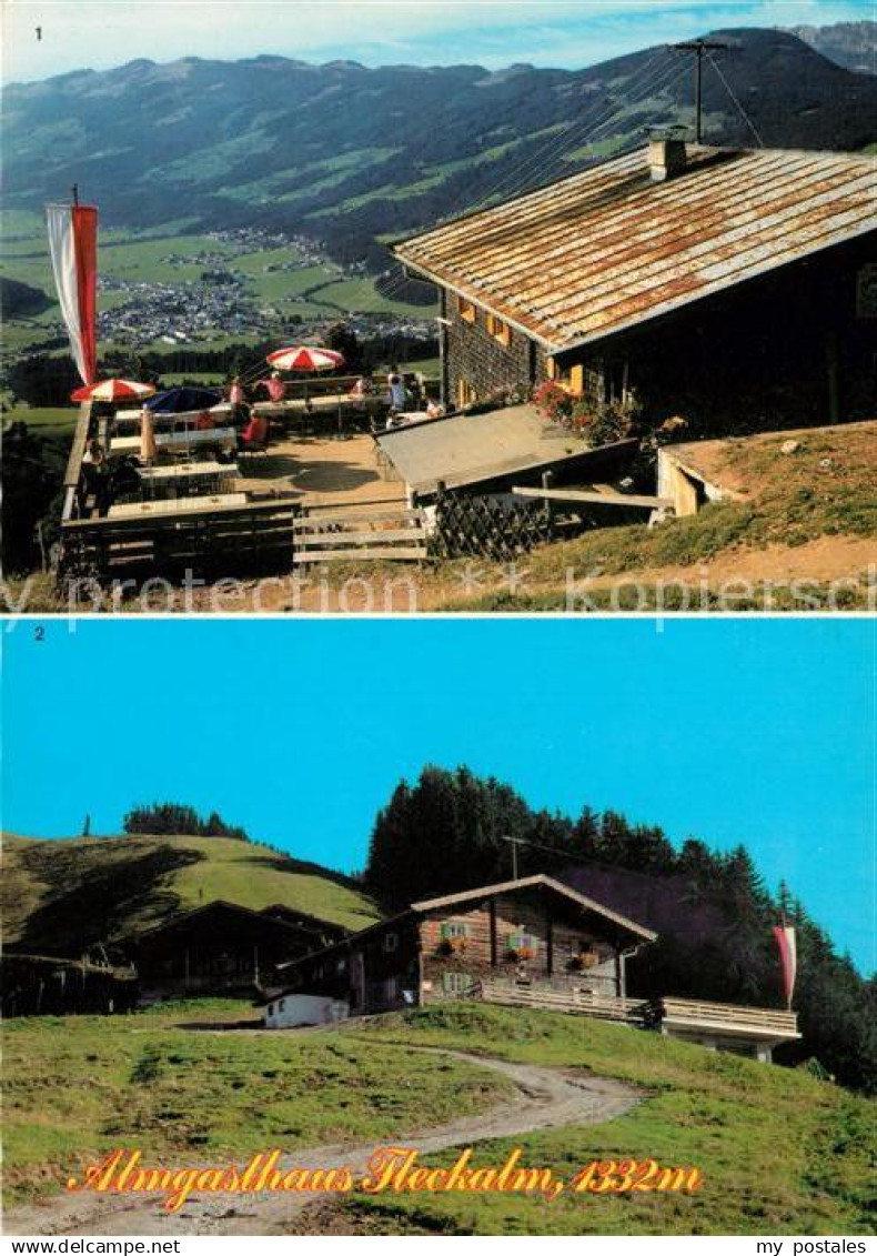 73070097 Kirchberg Tirol Almgasthaus Fleckheim Hahnenkamm Kirchberg in Tirol