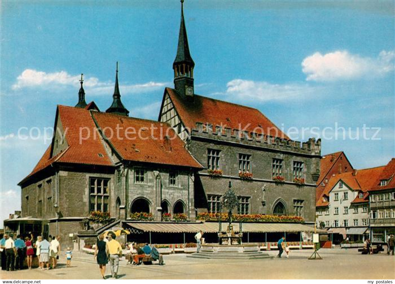 73072525 Goettingen Niedersachsen Das Rathaus Marktplatz Goettingen Niedersachse