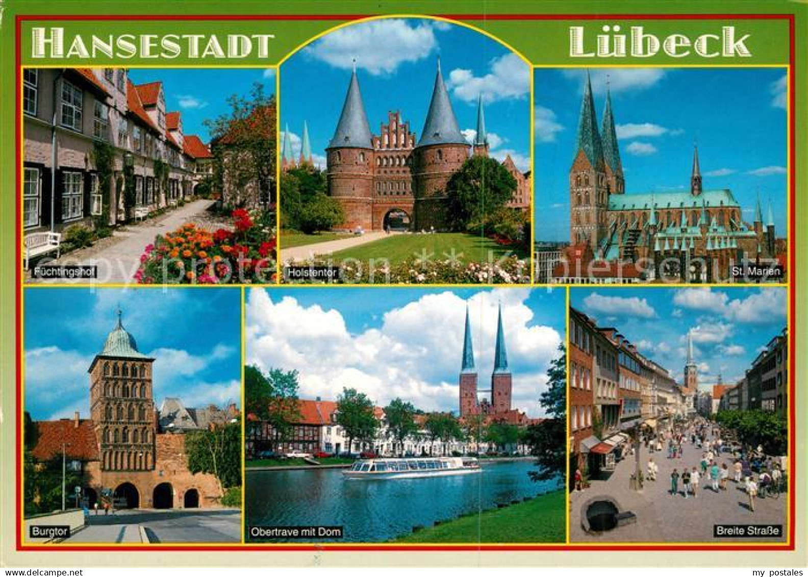 73072870 Luebeck St. Marien Breite Strasse Burgtor Holstentor Luebeck