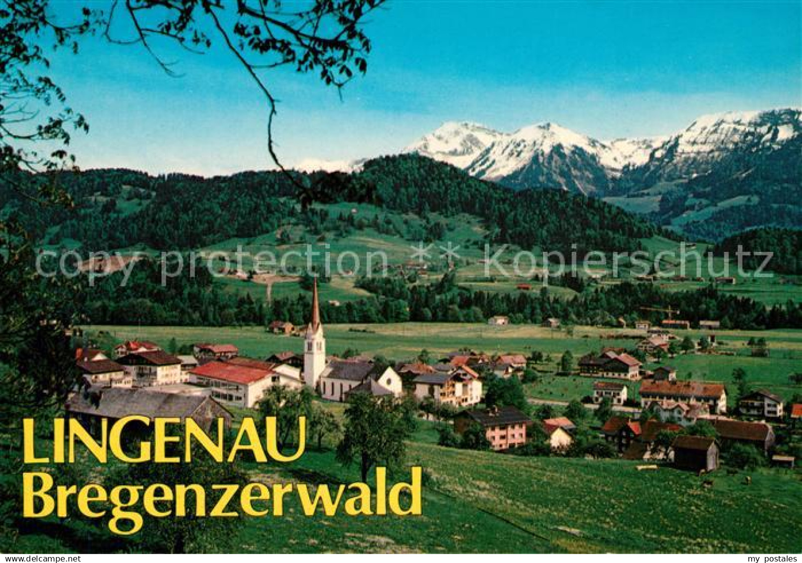 73073698 Lingenau Vorarlberg Bregenzerwald Panorama Lingenau Vorarlberg