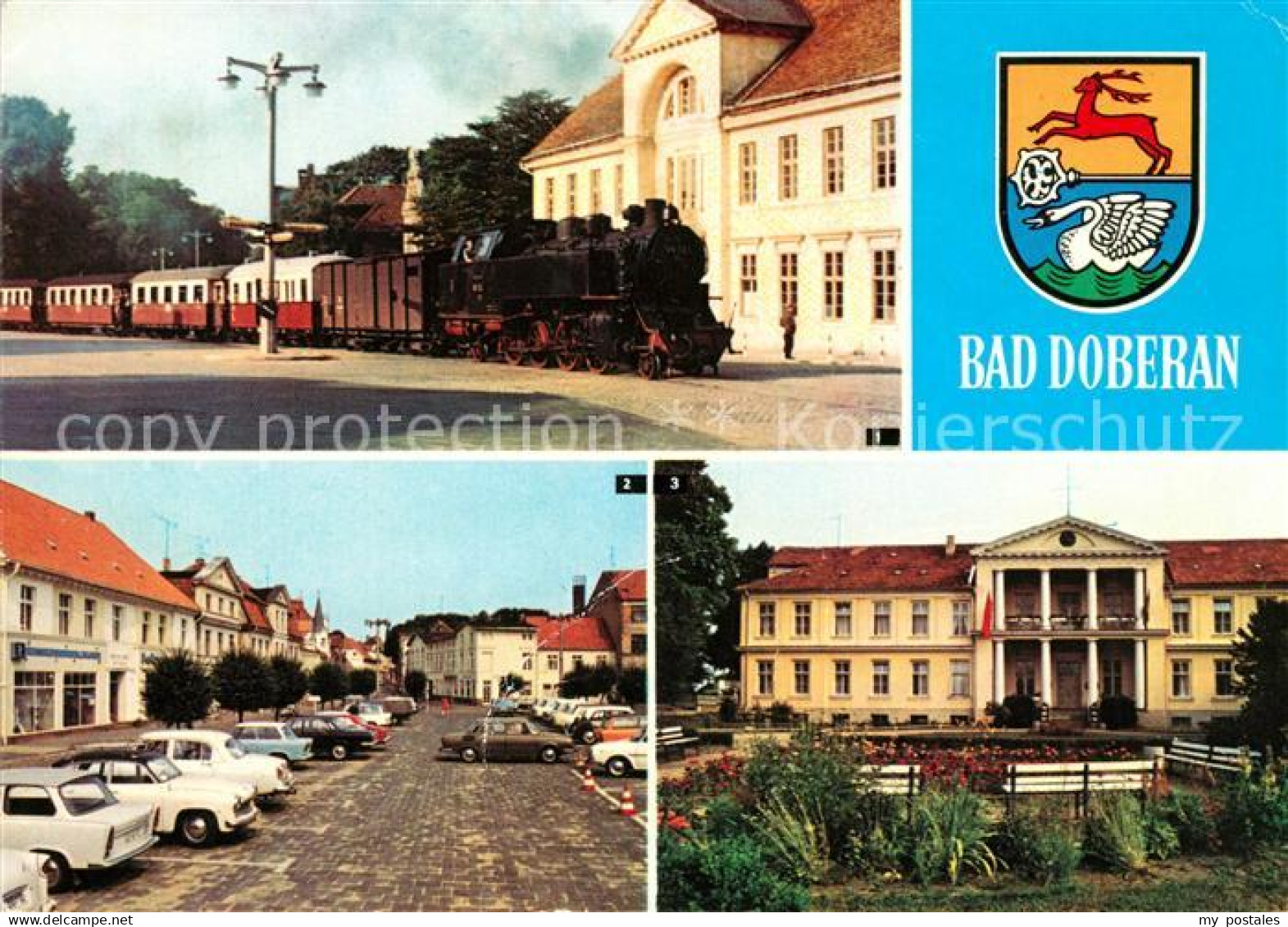 73076100 Doberan Bad Baederbahn Moorbad Marktplatz Doberan Bad