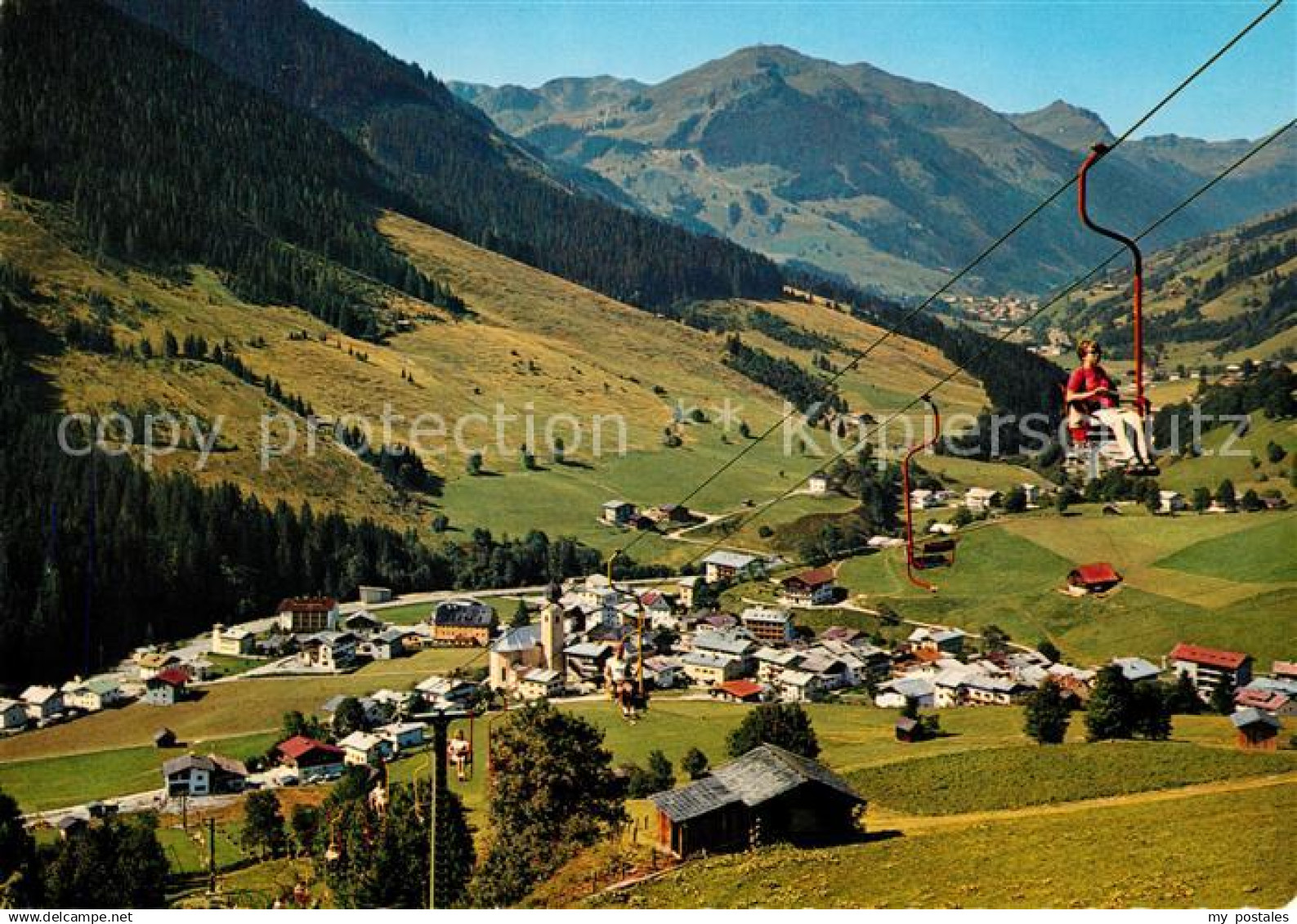 73081369 Saalbach-Hinterglemm Kohlmais Sessellift Saalbach-Hinterglemm