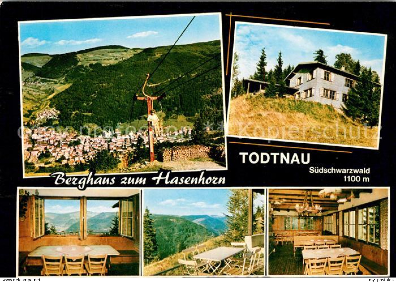 73081752 Todtnau Berghaus zum Hasenhorn Sessellift Todtnau