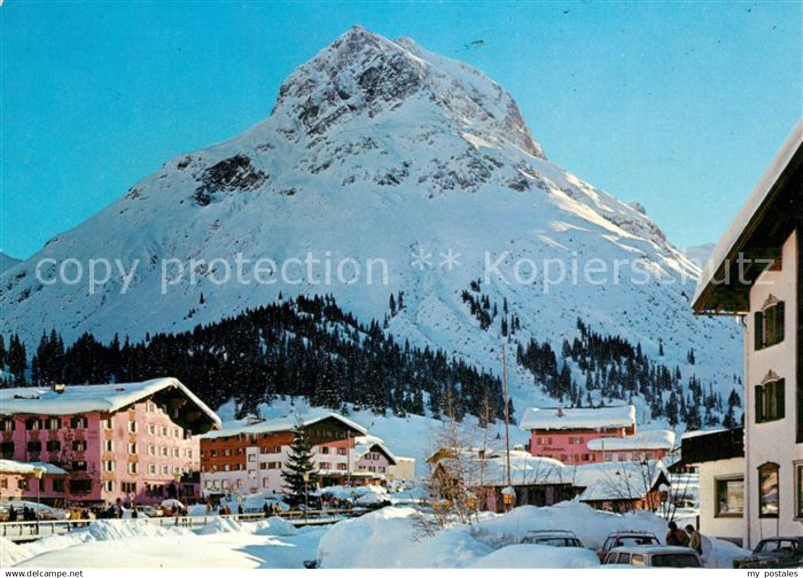 73084104 Lech Vorarlberg Omeshorn Winterlandschaft Lech Vorarlberg