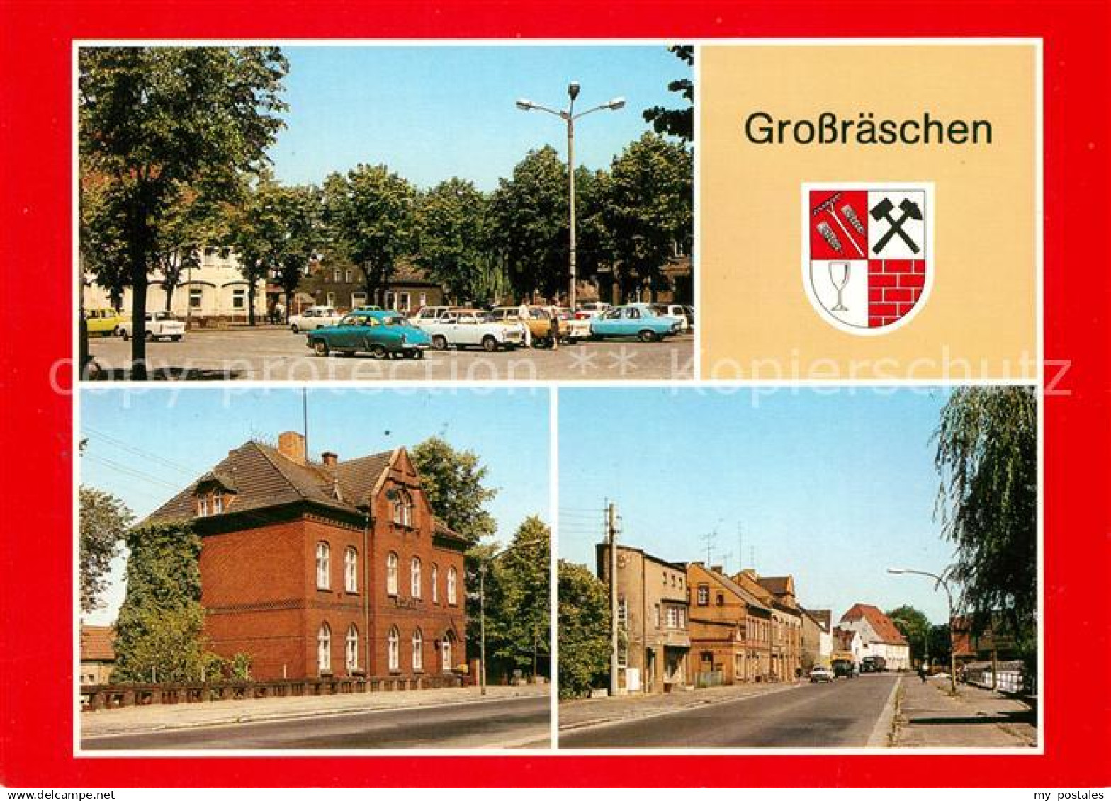 73084928 Grossraeschen Markt Rathaus Ernst-Thaelmann-Strasse