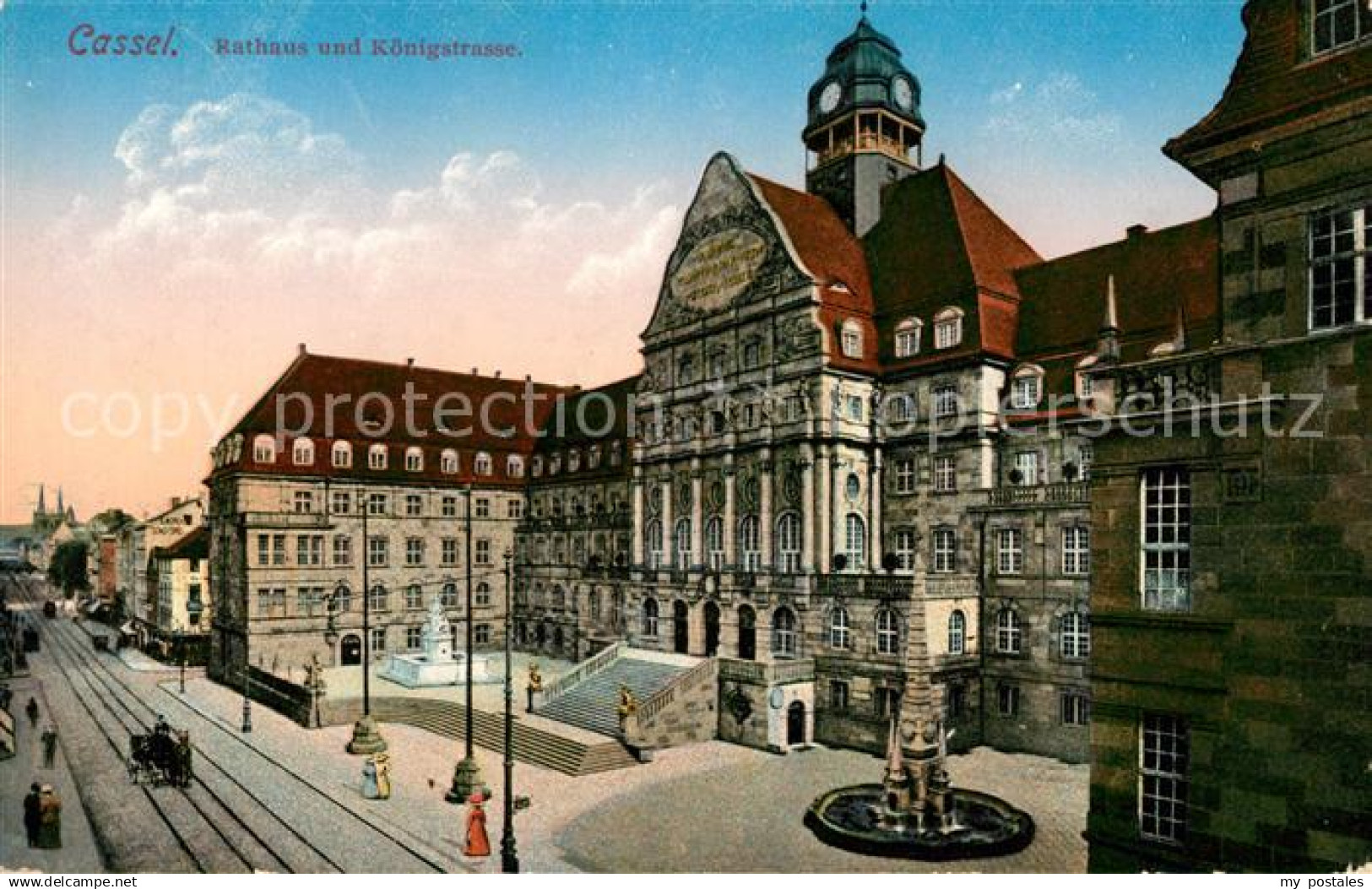 73094813 Cassel Kassel Rathaus Koenigstrasse Cassel Kassel