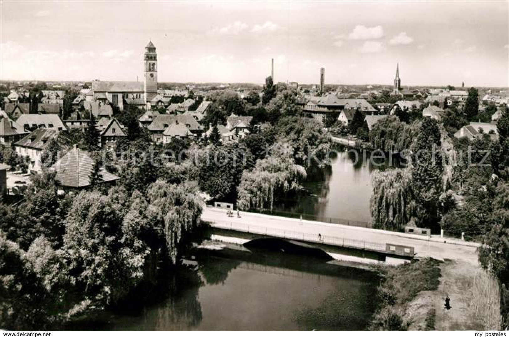 73101310 Kehl Rhein Panorama Kehl Rhein