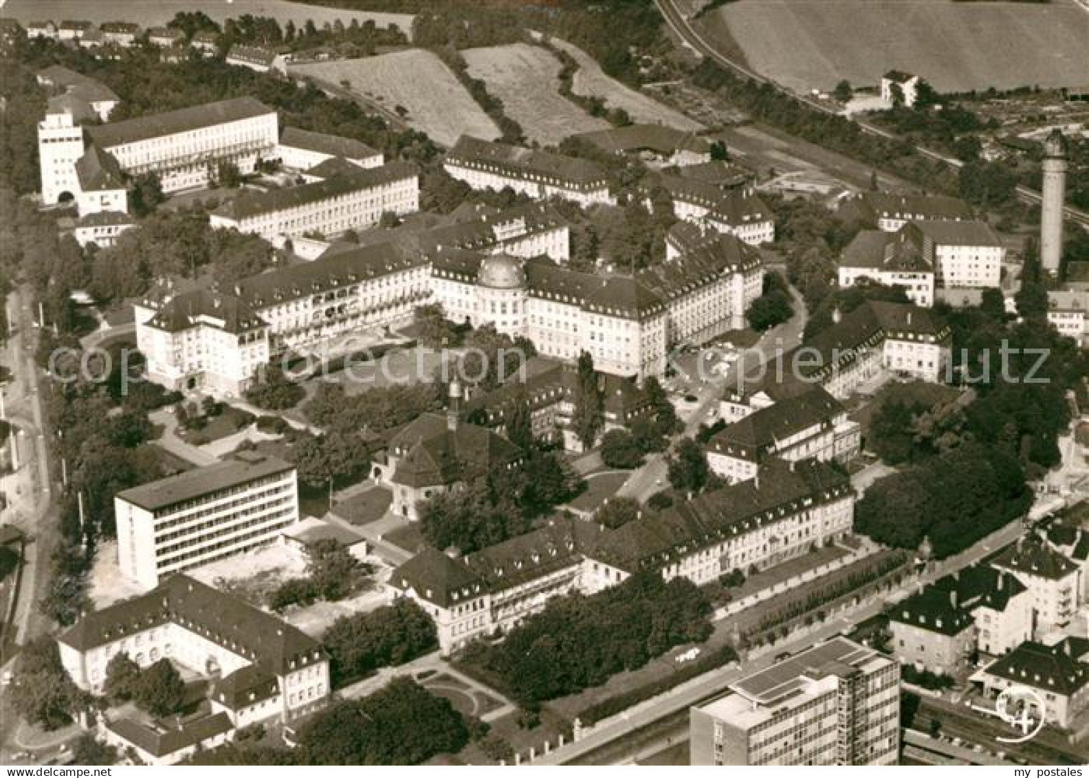 73102727 Wuerzburg Fliegeraufnahme Universitaetsklinik Wuerzburg