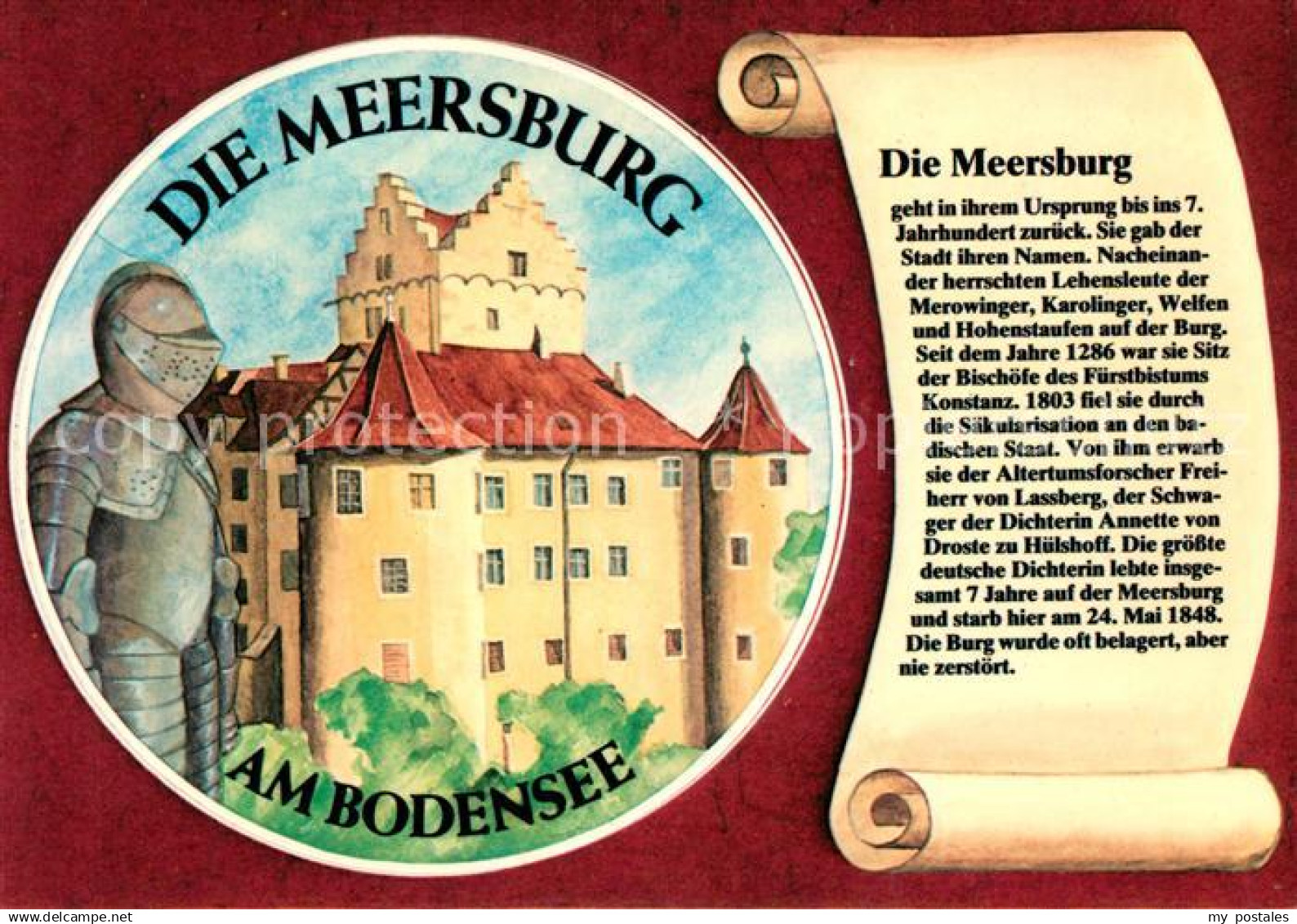 73104668 Meersburg Bodensee Die Meersburg Sticker Meersburg Bodensee