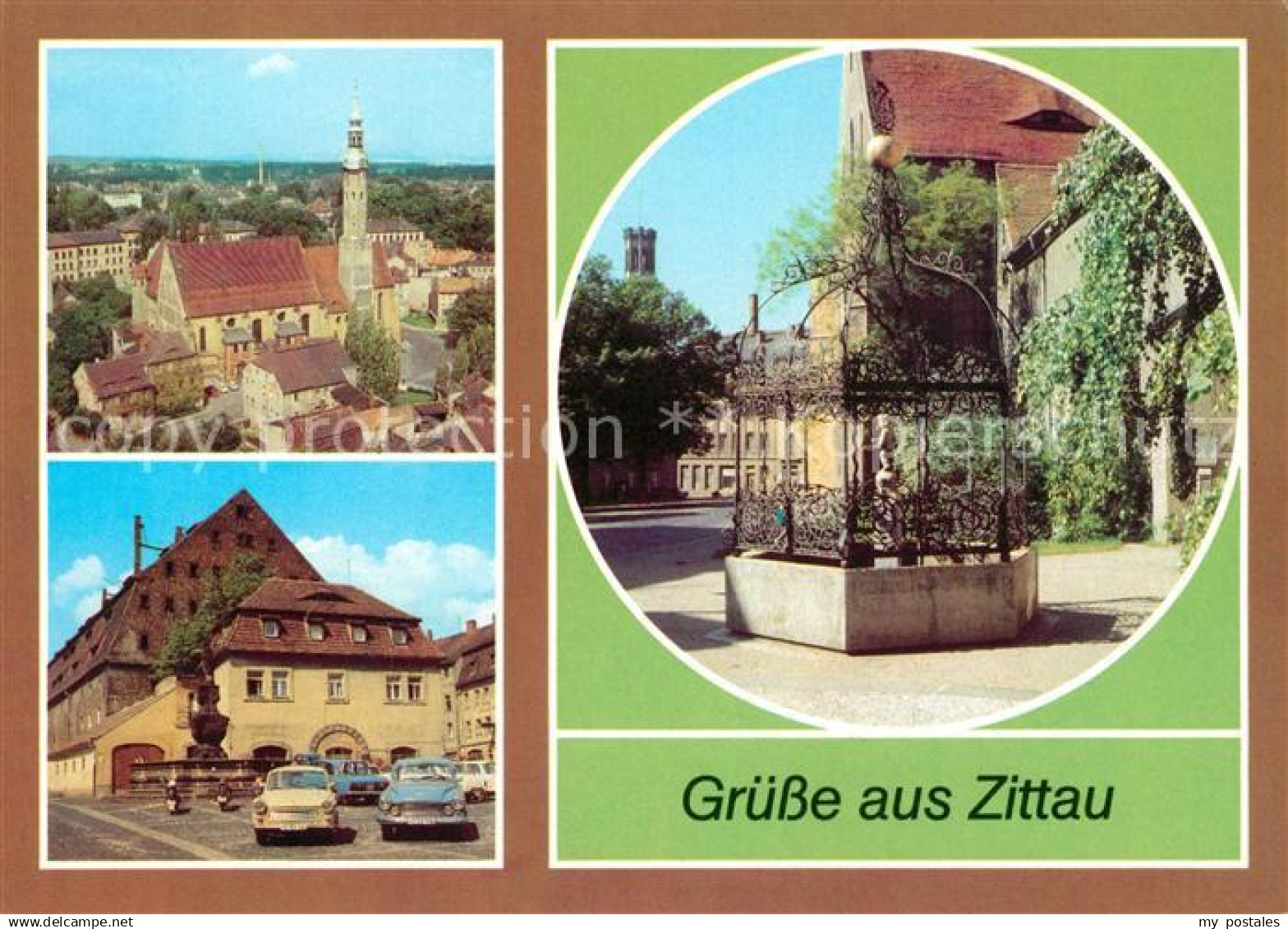 73110383 Zittau Klosterkirche Samariterinnenbrunnen Gruener Born  Zittau