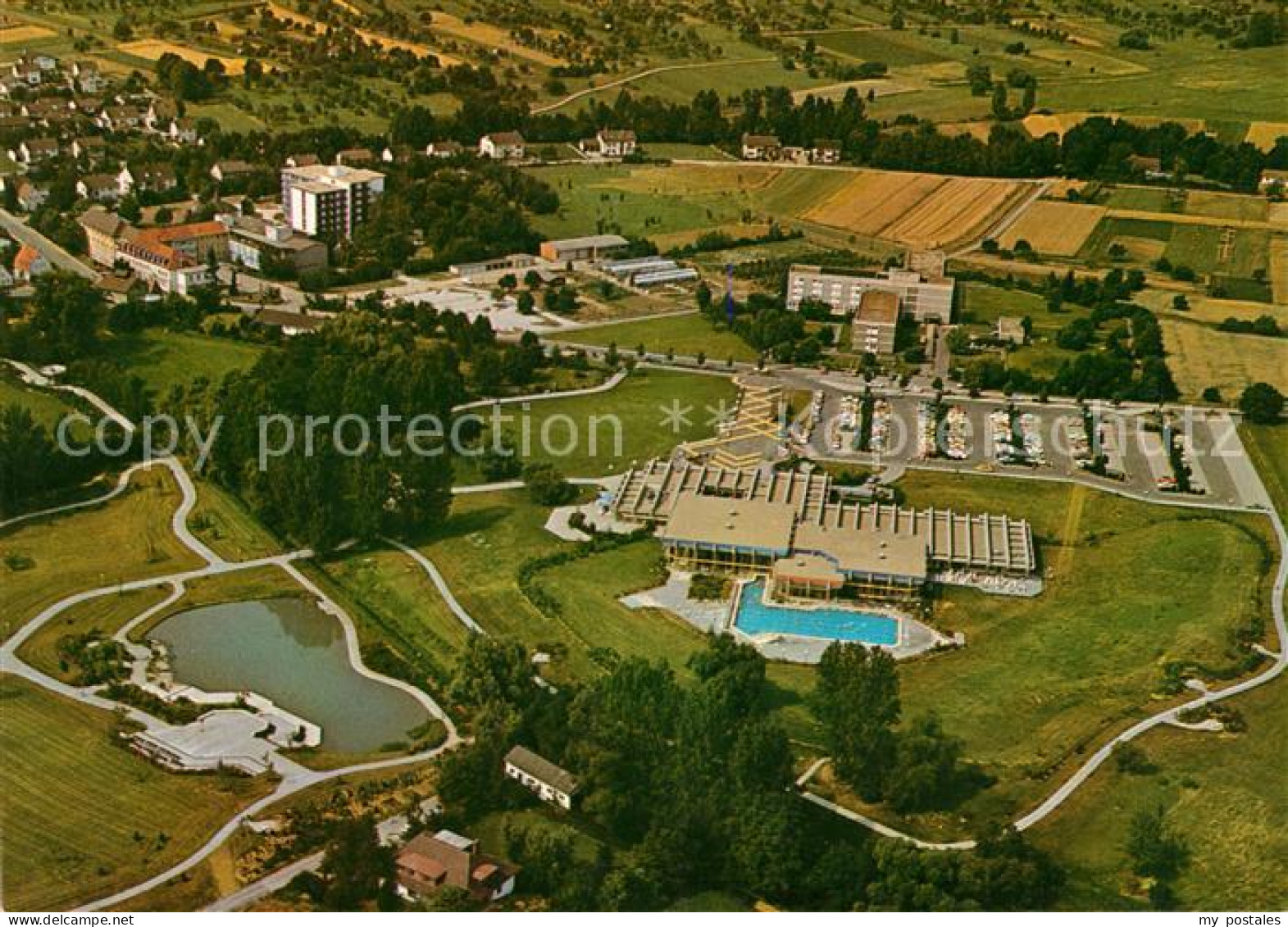 73117998 Bad Schoenborn Fliegeraufnahme Sanatorium Sankt Rochus Bad Schoenborn