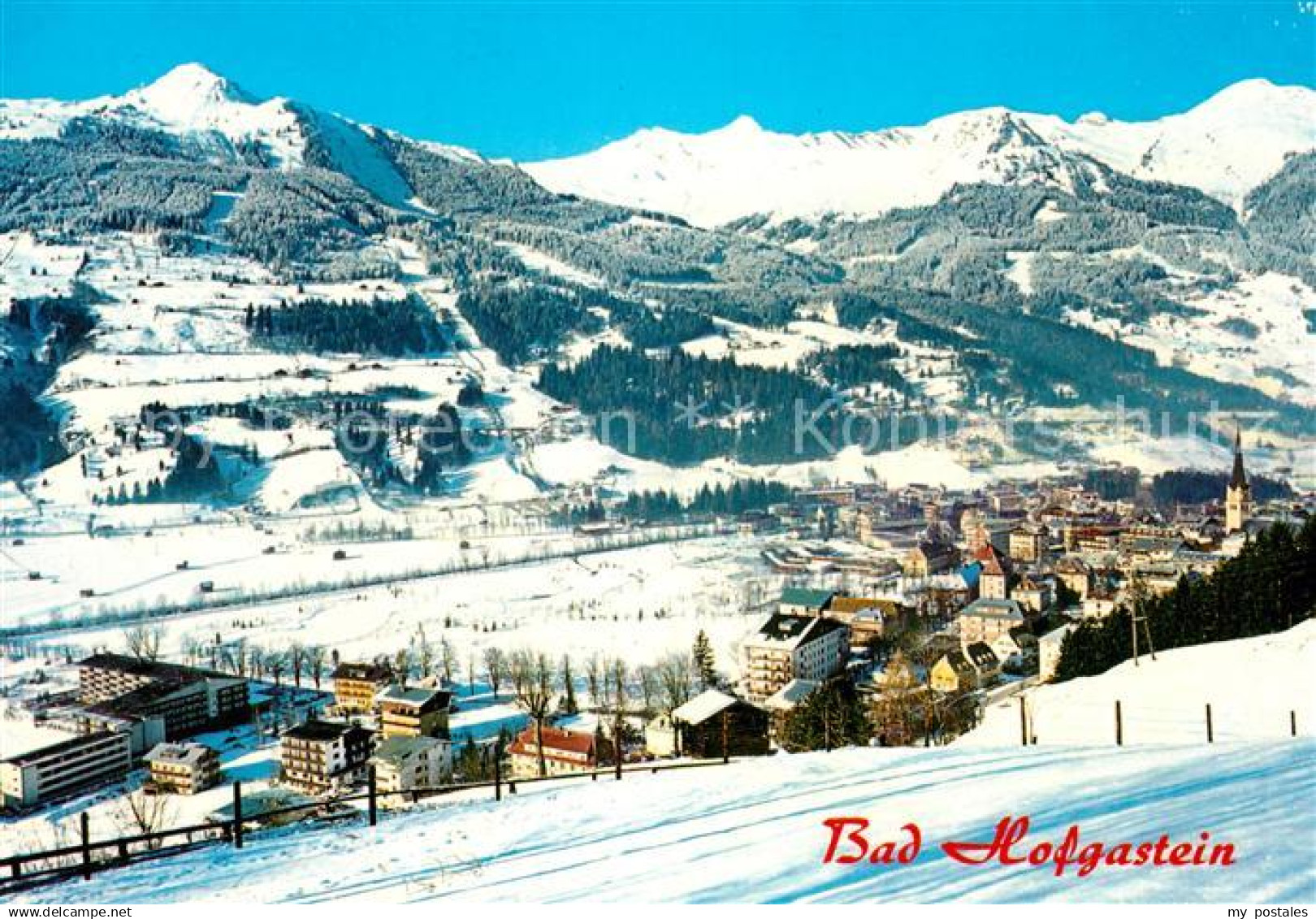 73120142 Hofgastein Bad Panorama Winterlandschaft  Hofgastein Bad