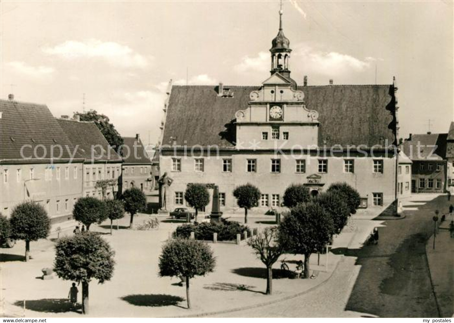 73121637 Belgern Elbe Markt Rathaus Belgern Elbe