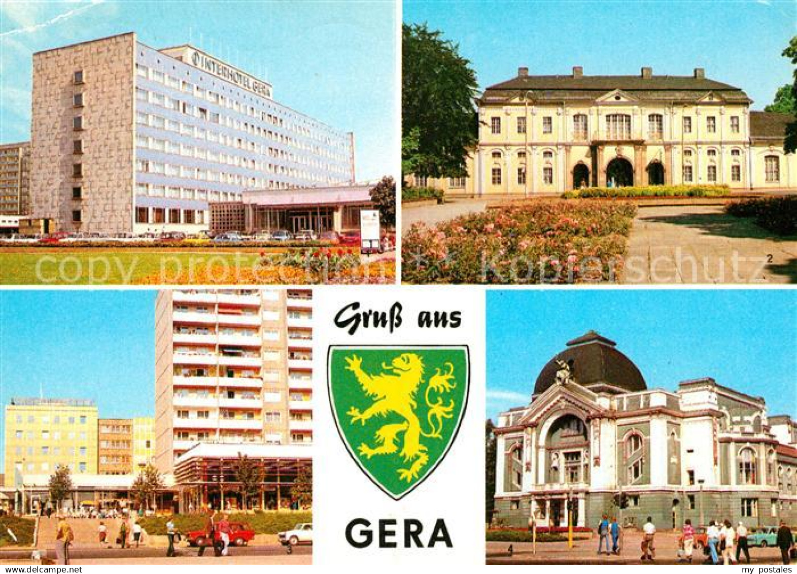 73124134 Gera Interhotel Gera Kunstgalerie Rudolf Breitscheid Strasse Gera