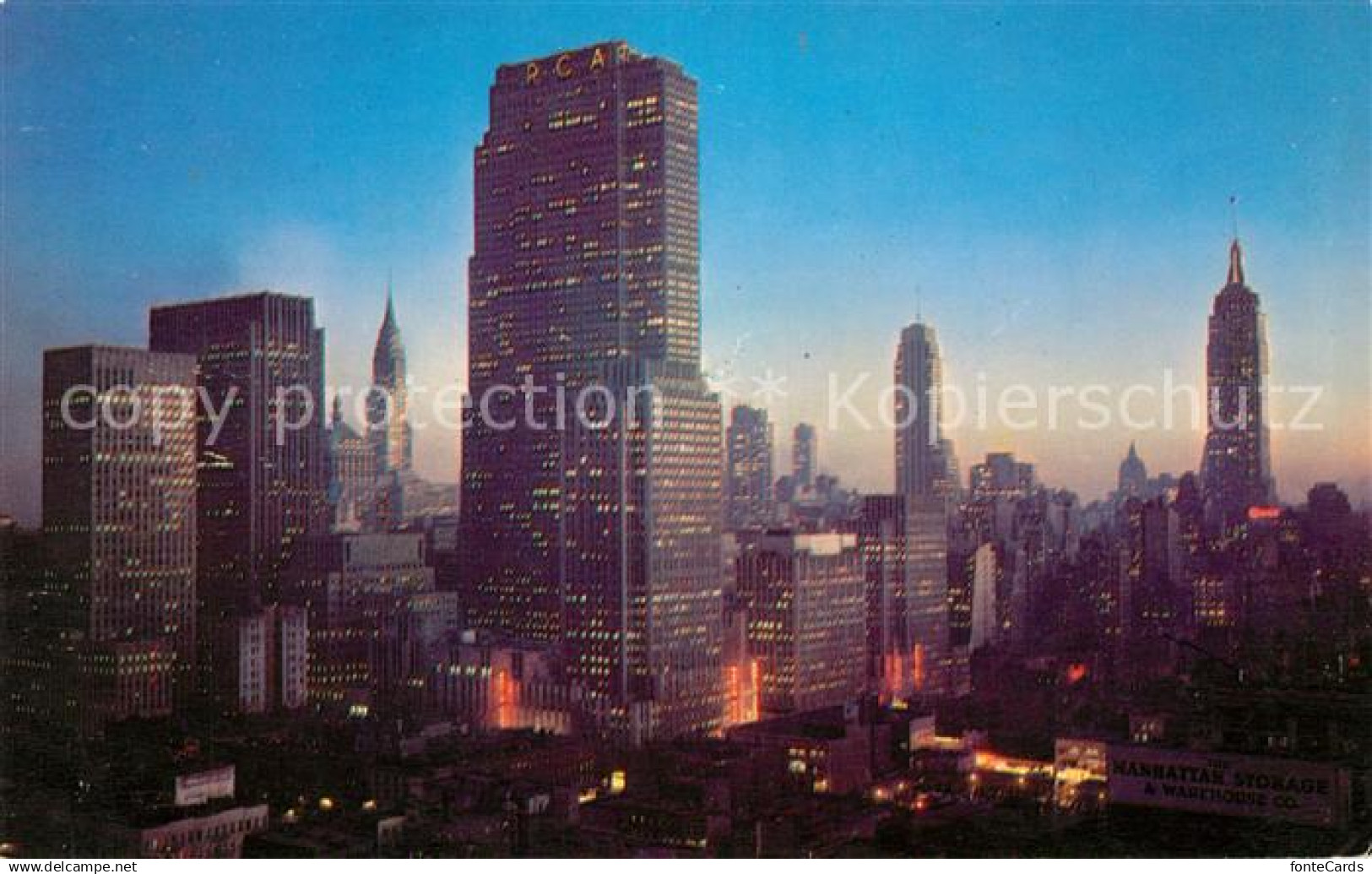 73130615 New York City Manhattan RCA Building Chrysler Building Empire State Bui