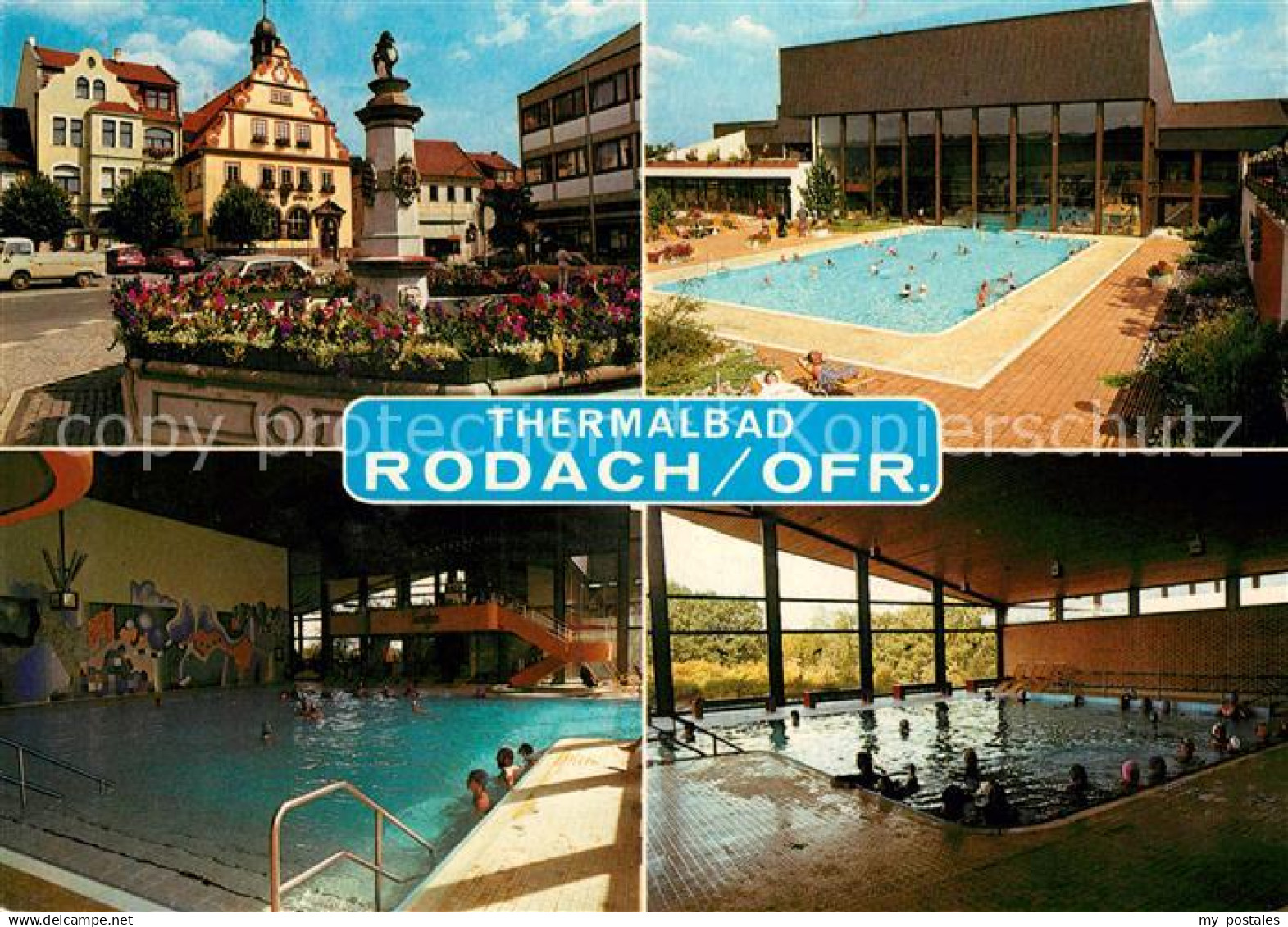 73132213 Rodach Bad Thermalbad Brunnen Schwimmbad Hallenbad