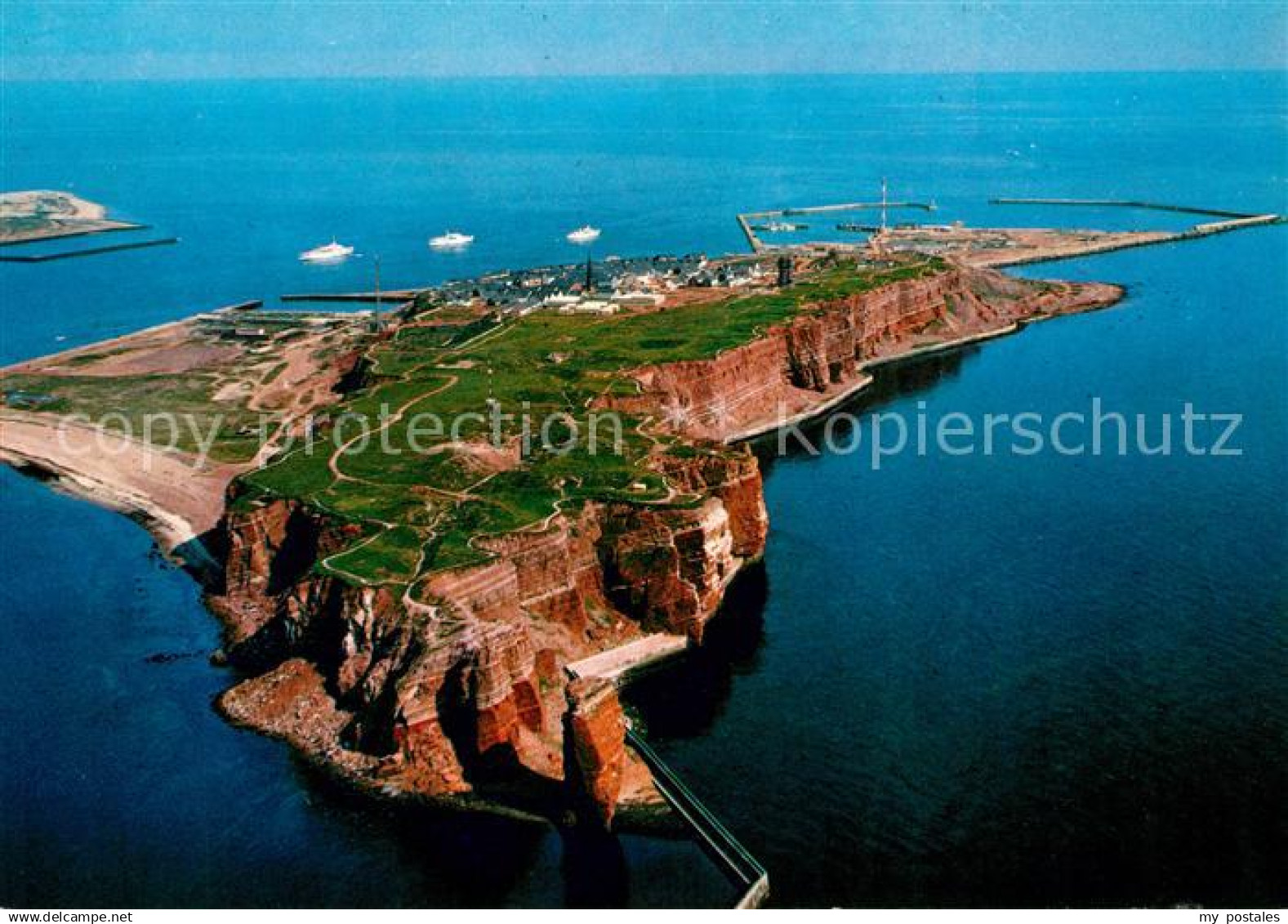 73132256 Helgoland Fliegeraufnahme Helgoland