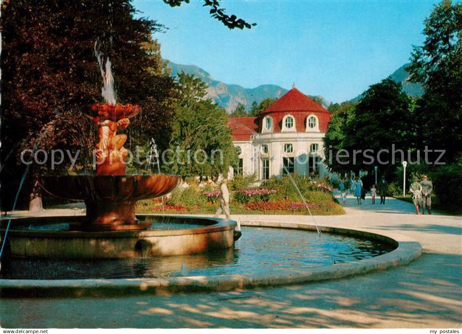 73133044 Bad Reichenhall Kurpark Brunnen Bad Reichenhall