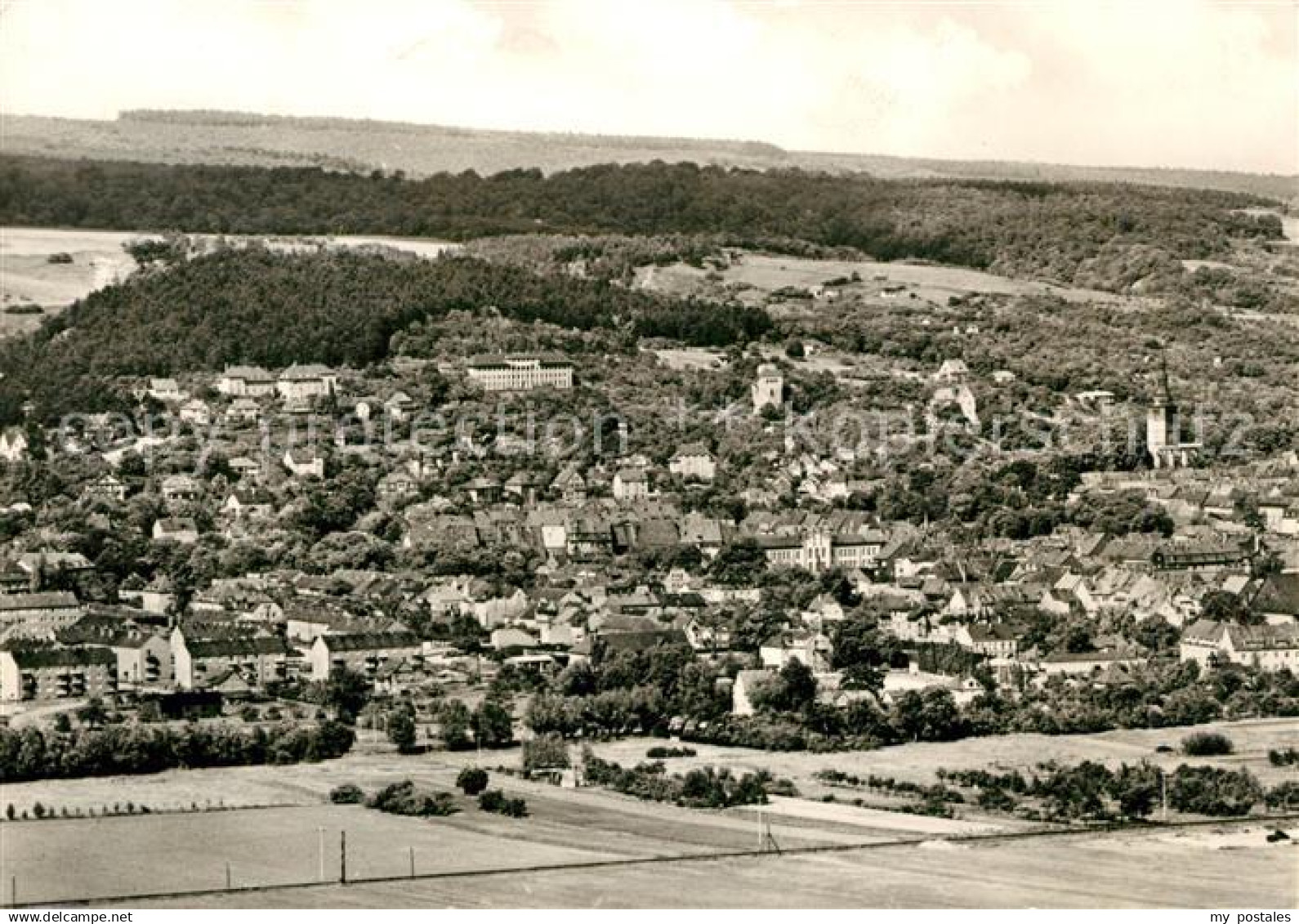 73136864 Bad Frankenhausen Panorama Blick von der Hainleite Bad Frankenhausen