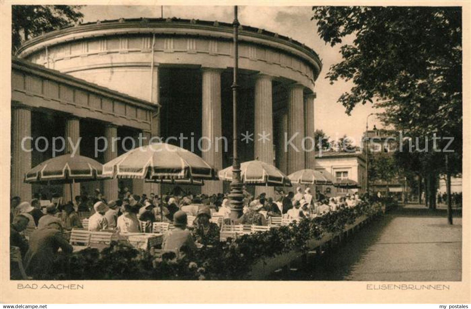 73137034 Bad Aachen Elisenbrunnen Kupfertiefdruck Bad Aachen