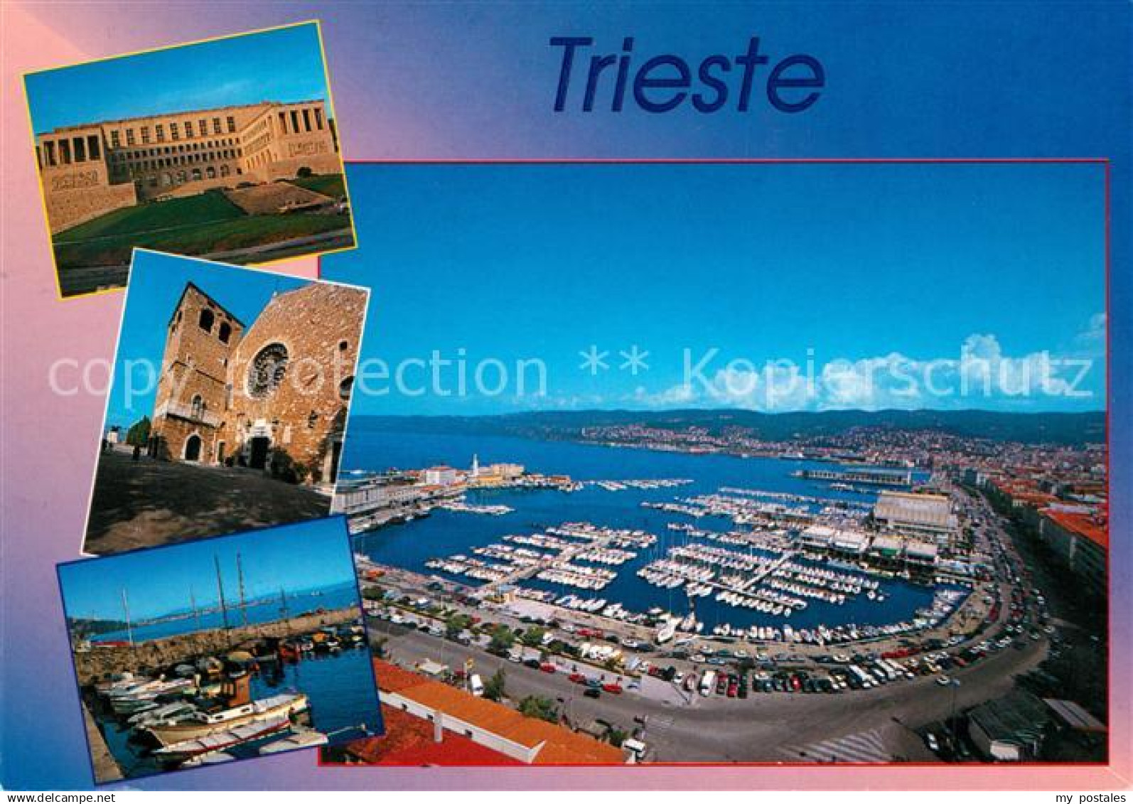 73143941 Trieste Teilansichten Fliegeraufnahme Trieste / Triest / Trst