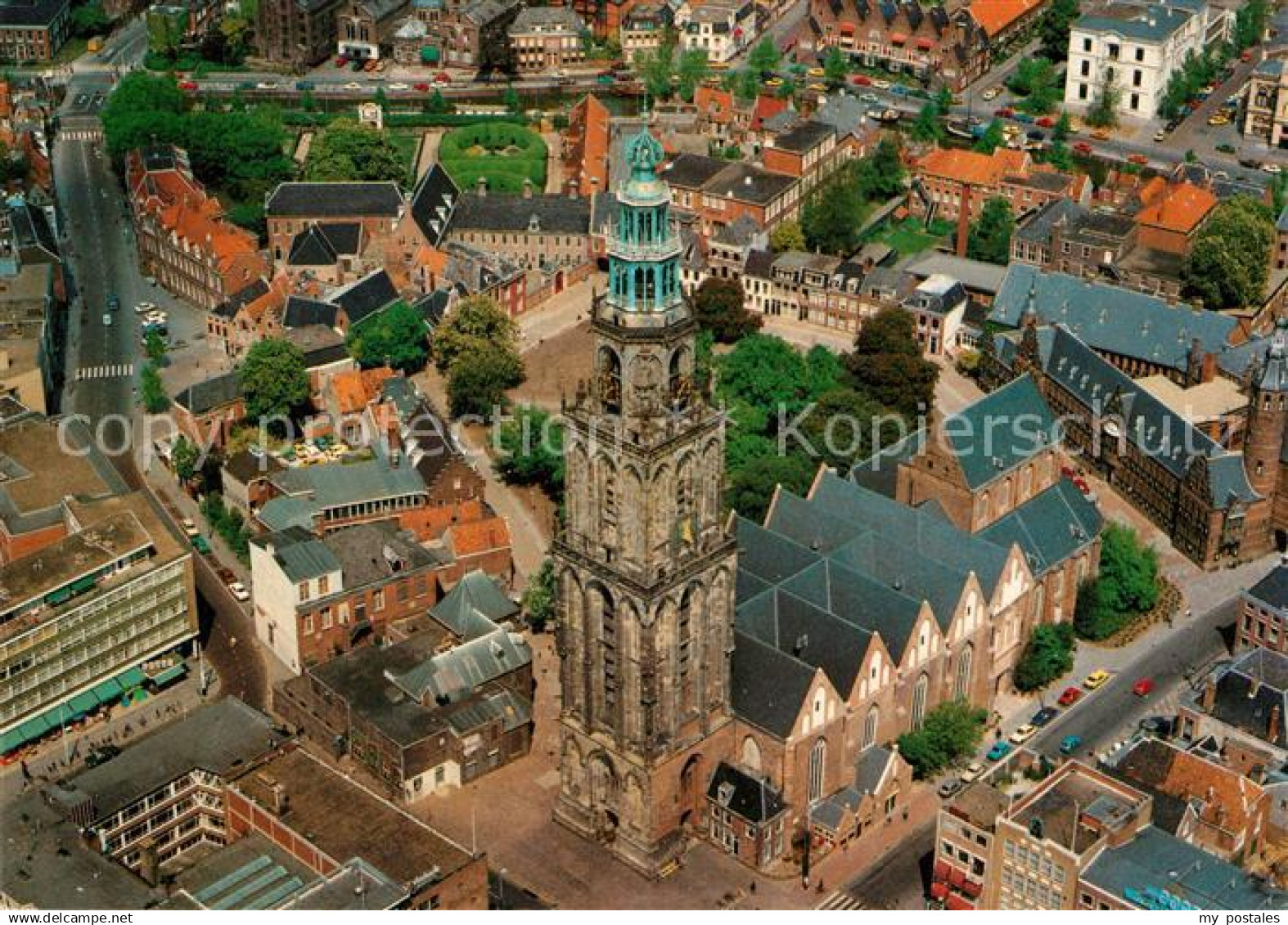 73151565 Groningen Martinikerk Luchtfoto Groningen