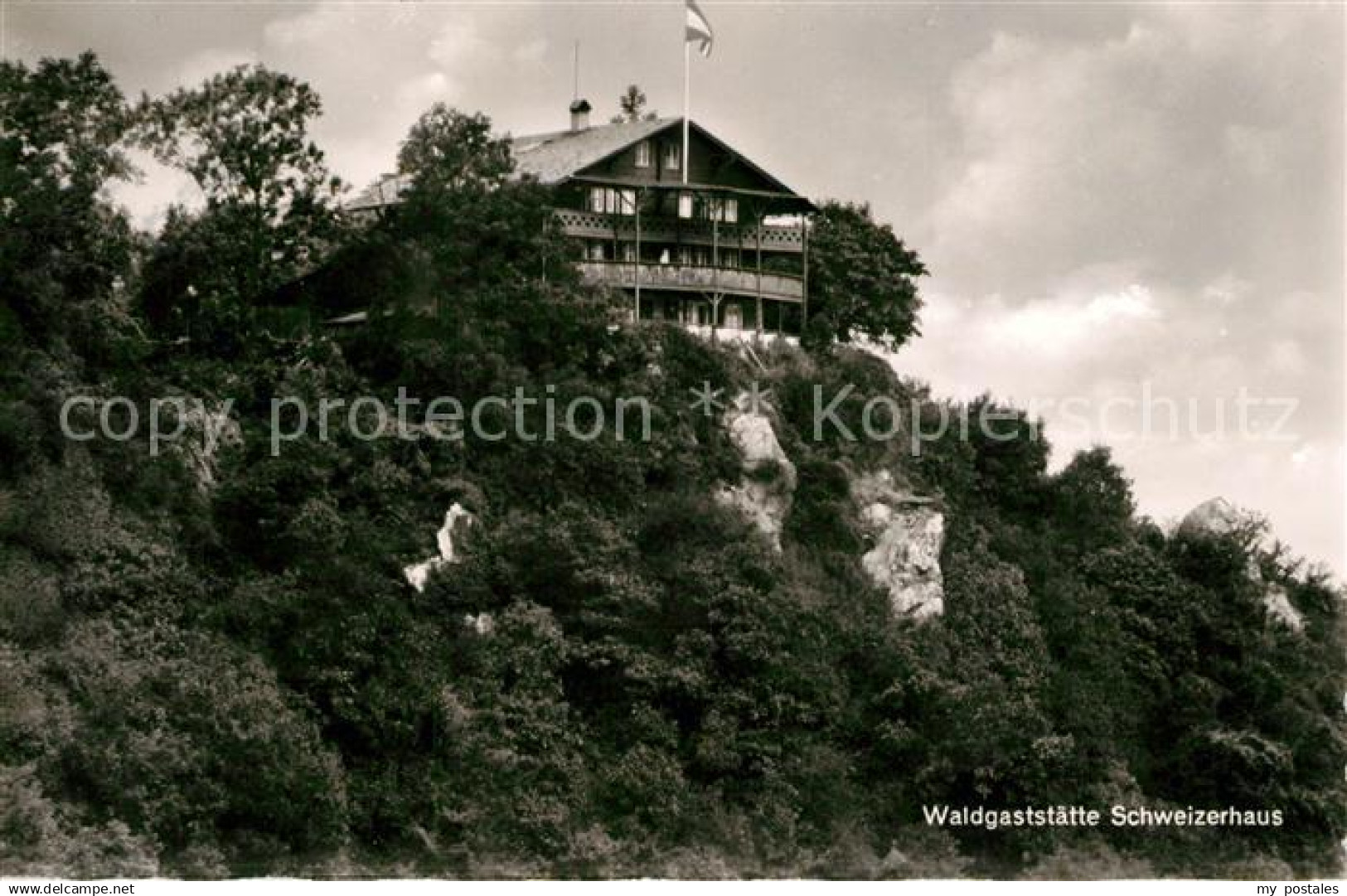 73160034 Bingen Rhein Waldgaststaette Schweizerhaus Bingen Rhein