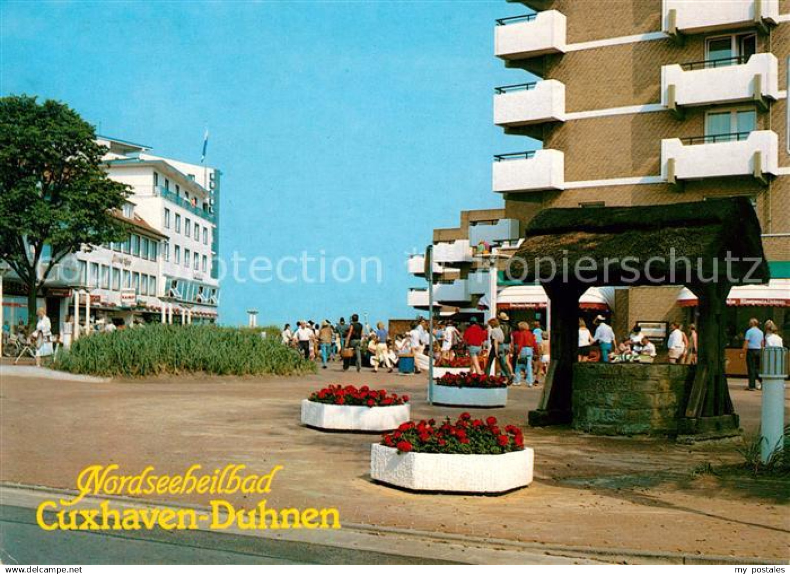 73160336 Cuxhaven Duhnen Nordseebad Dorfplatz Cuxhaven Duhnen