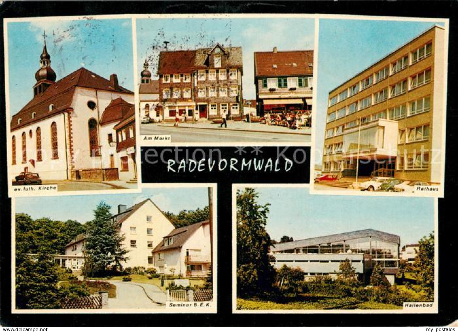 73160895 Radevormwald Ev luth Kirche Rathaus Seminar BEK Hallenbad Radevormwald