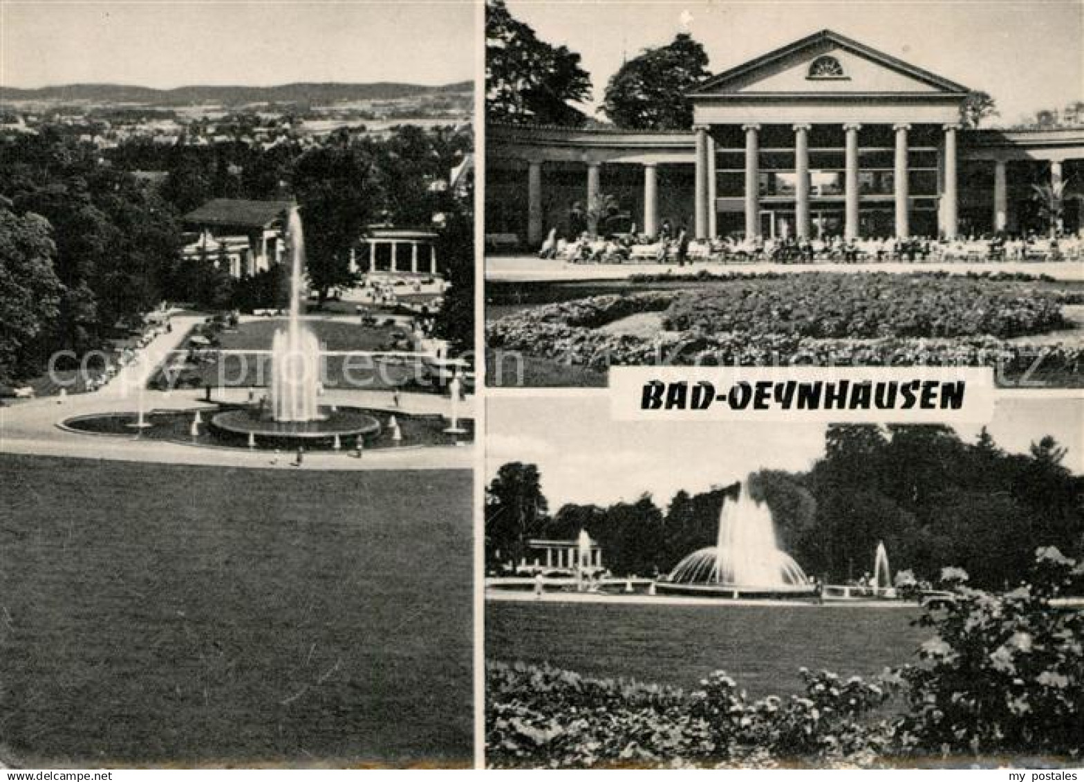 73161060 Bad Oeynhausen Wasserspiele Wandelhalle Kurgarten Bad Oeynhausen