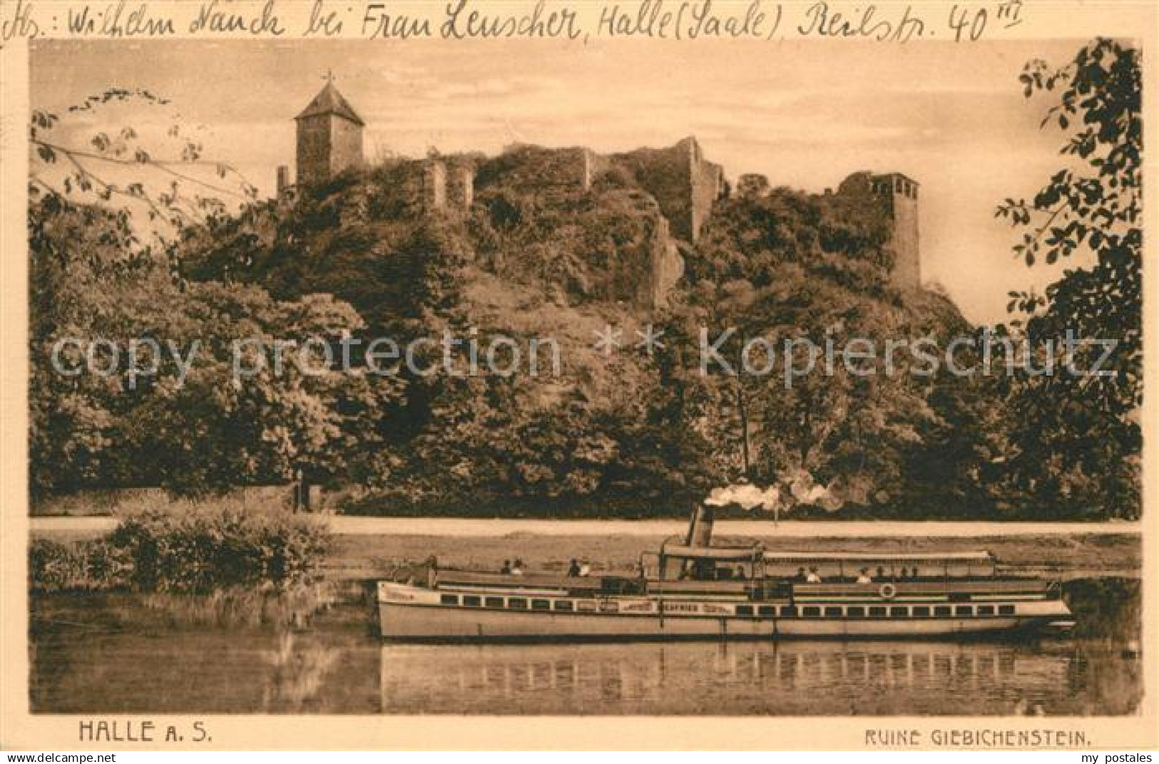 73162591 Halle Saale Ruine Giebichenstein Halle Saale