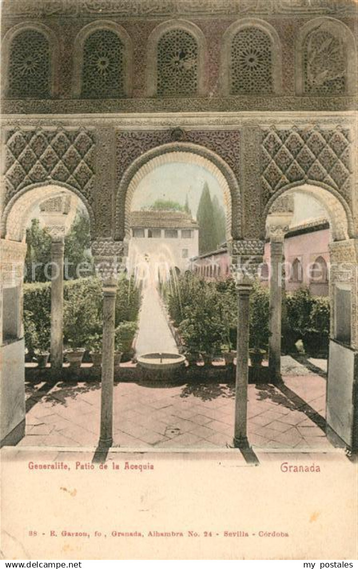 73162692 Granada Andalucia Generalife Patio de la Acequia Granada Andalucia