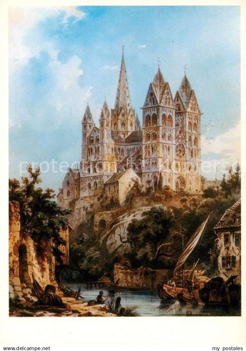 73164414 Limburg Lahn Dom Aquarell Limburg Lahn