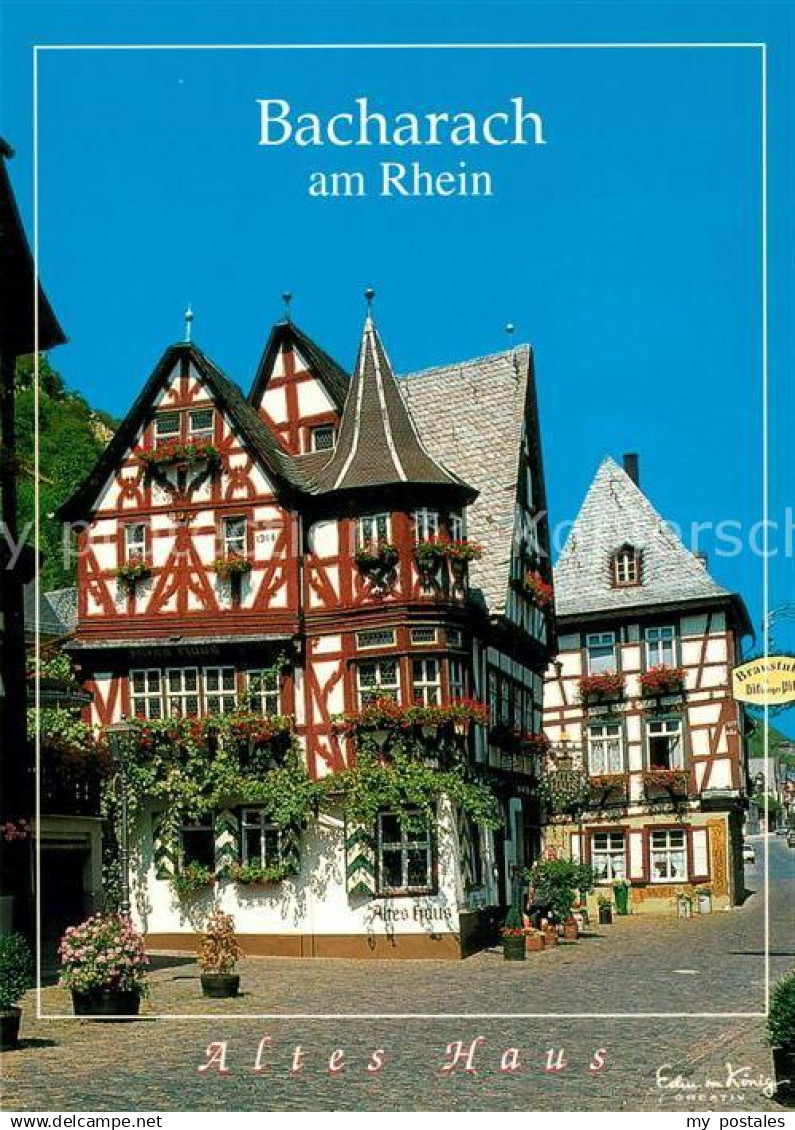 73168296 Bacharach Rhein Altes Haus Bacharach Rhein