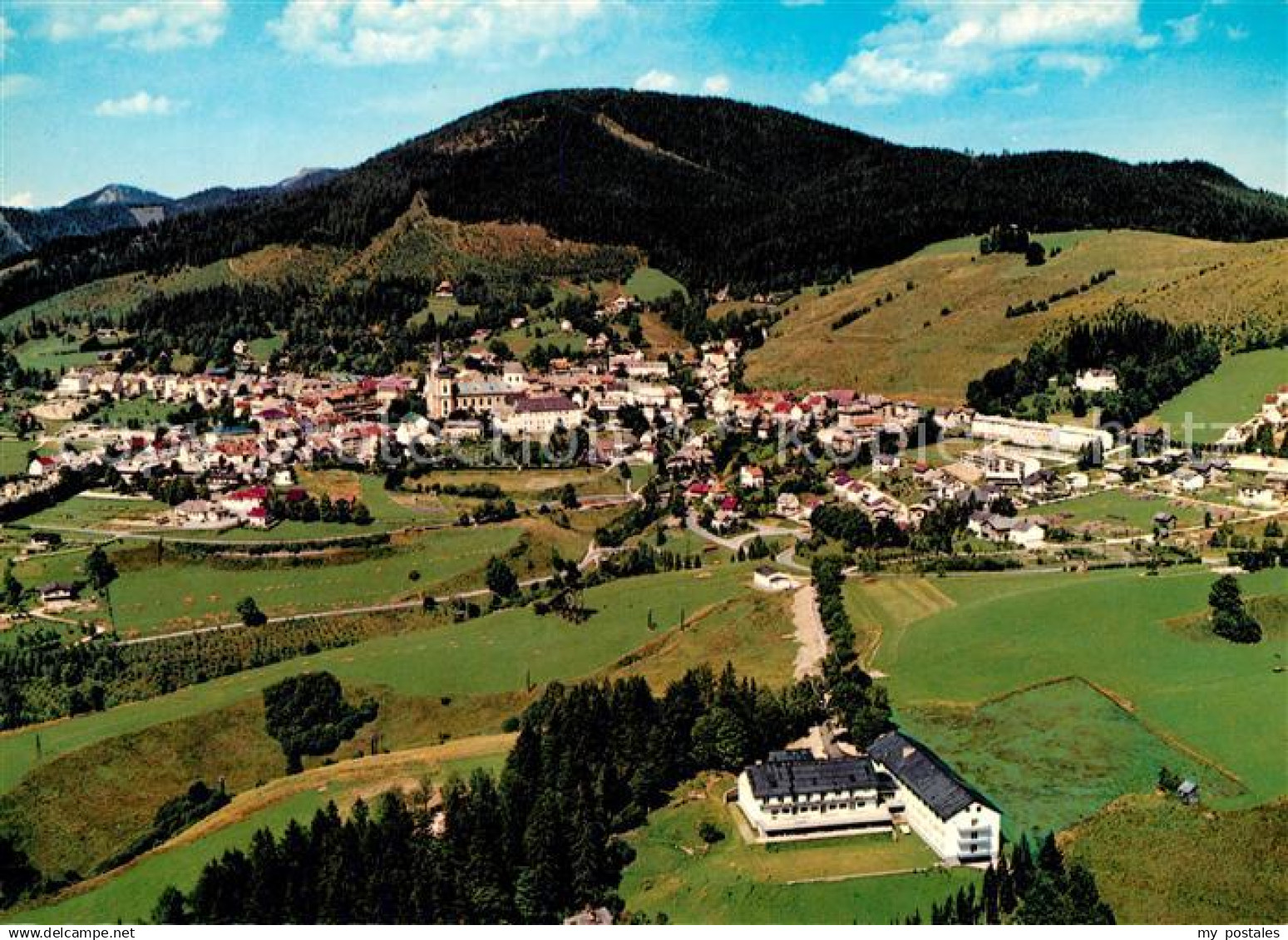 73168665 Mariazell Steiermark Bundesschullandheim Mariazell Fliegeraufnahme