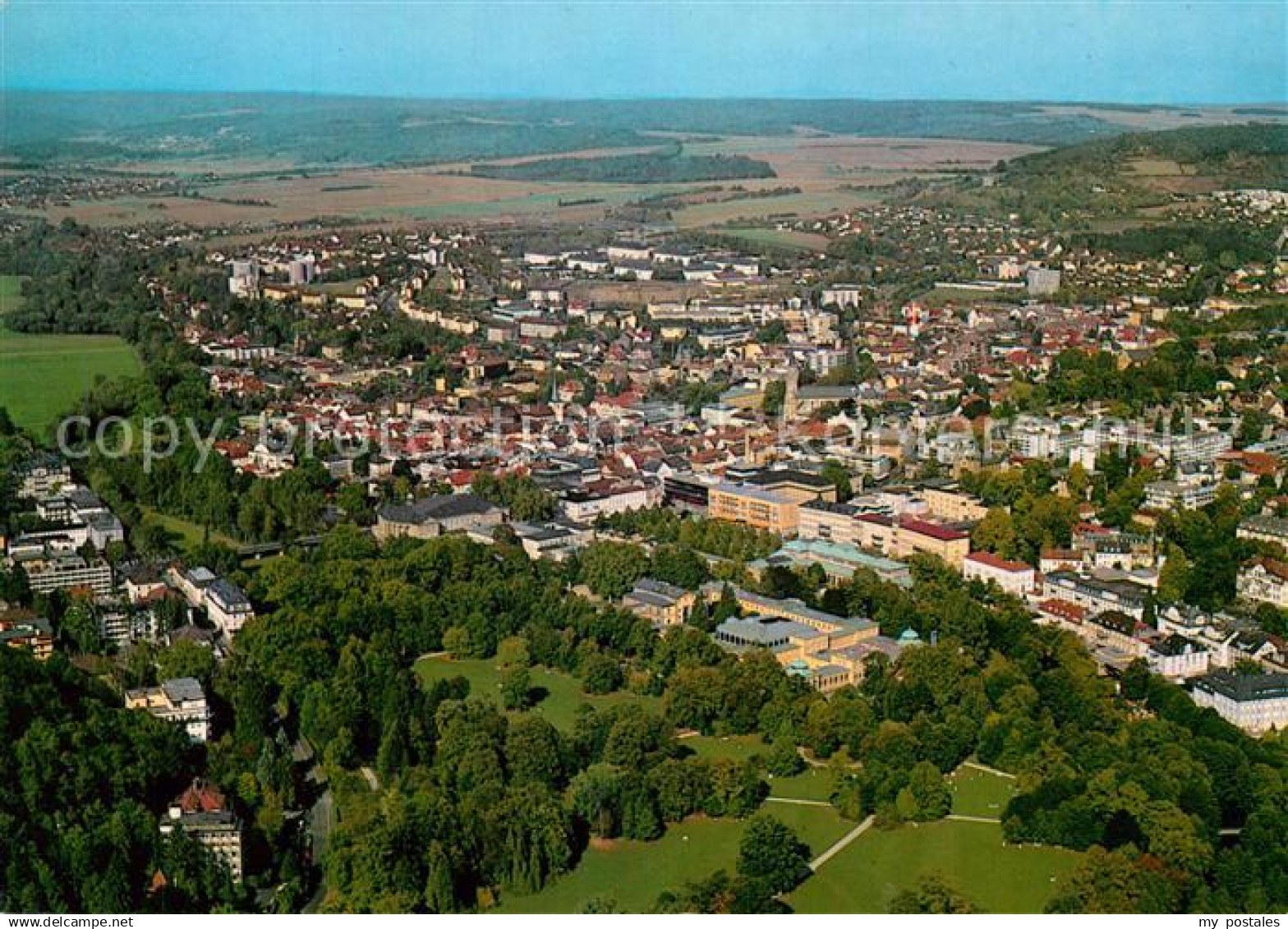 73172381 Bad Kissingen Fliegeraufnahme Teilansicht  Bad Kissingen