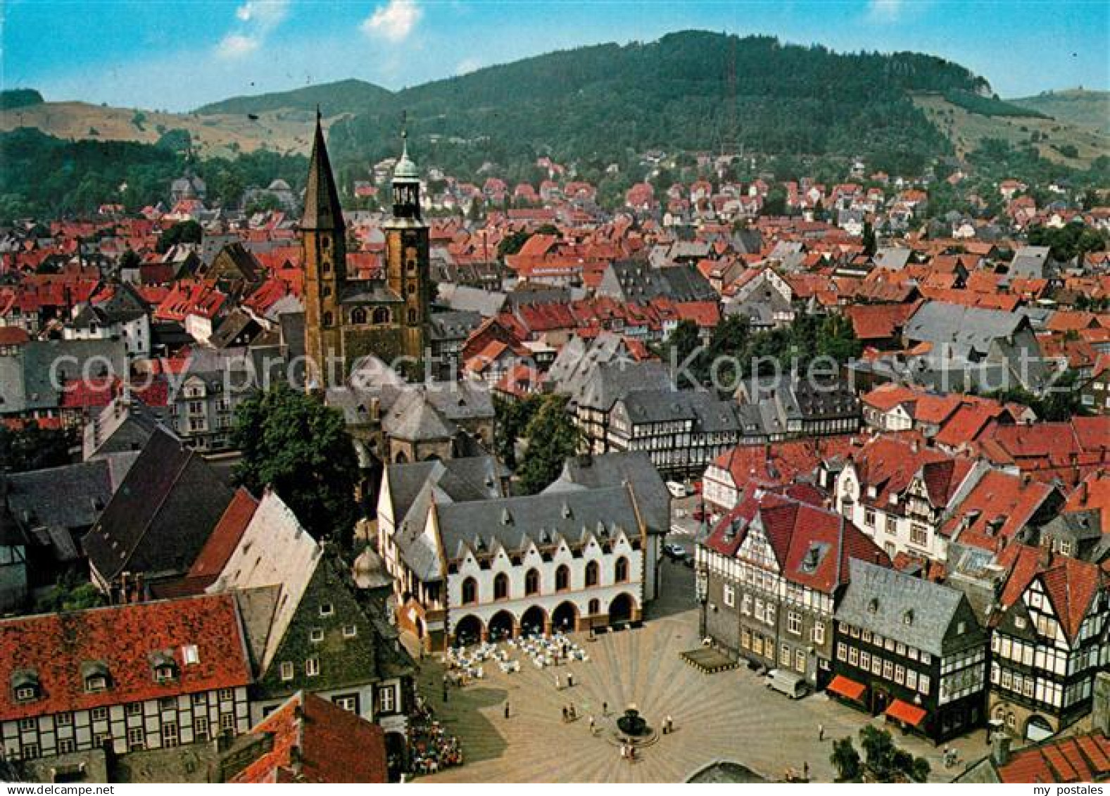 73173227 Goslar Fliegeraufnahme Altstadt Goslar